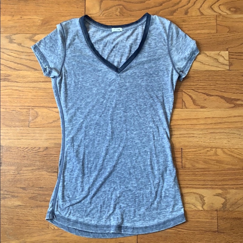Garage Blue V-Neck T-Shirt